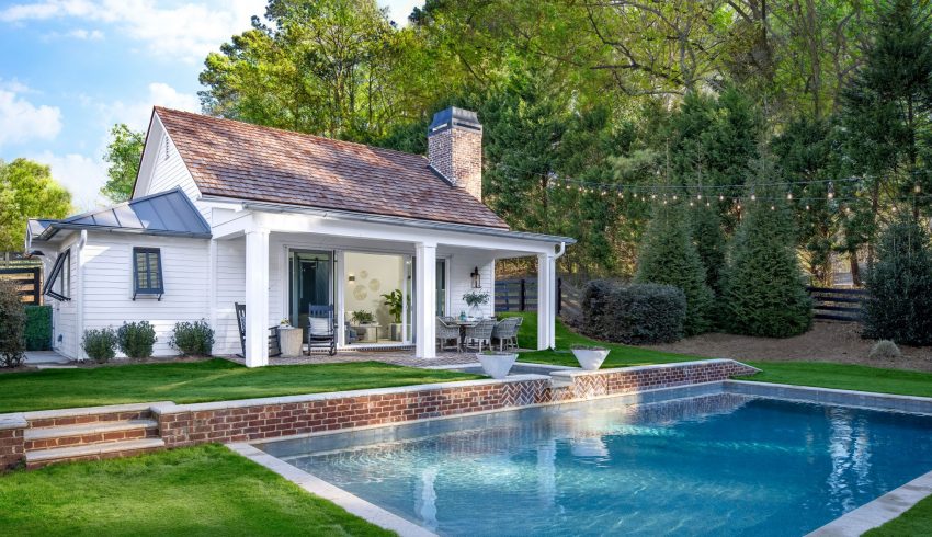 House blueprints with indoor pool and gym